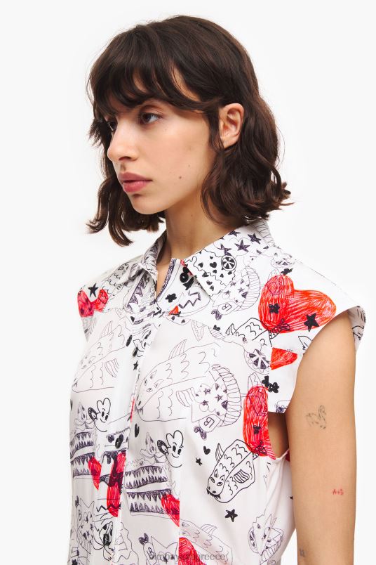 είδη ένδυσης Bimba Y Lola μάξι φόρεμα με στάμπα καρδιά L2L28226 παρατσούκλι