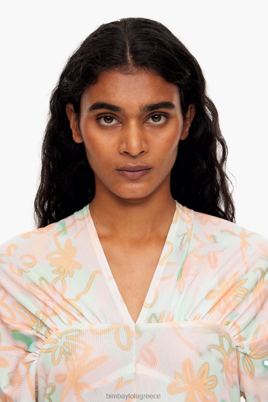 είδη ένδυσης Bimba Y Lola Μίντι φόρεμα με στάμπα με λουλούδια L2L28234 γκράφιτι