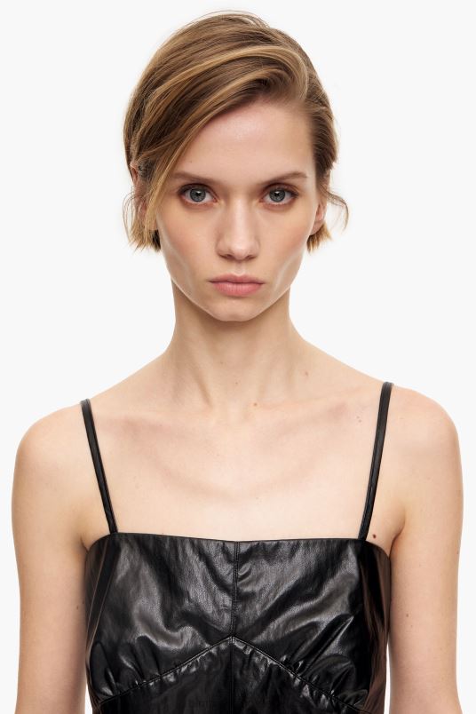 είδη ένδυσης Bimba Y Lola Μίνι φόρεμα σε γραμμή L2L28241 μαύρος