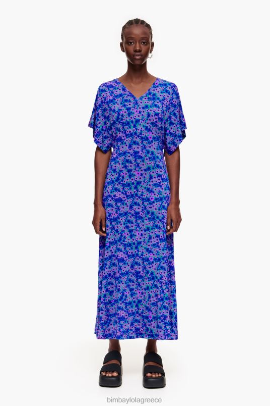 είδη ένδυσης Bimba Y Lola μίντι φόρεμα full print L2L28209 λουλούδια