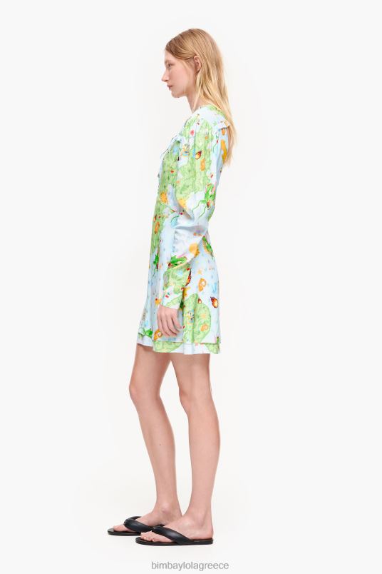 είδη ένδυσης Bimba Y Lola κοντό vigo game print φόρεμα ζακάρ L2L28198 υγρό
