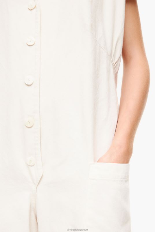 είδη ένδυσης Bimba Y Lola τζιν μακρύ ολόσωμο L2L28194 ελεφαντόδοντο