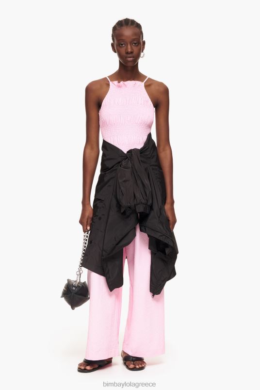 είδη ένδυσης Bimba Y Lola υγρή μάξι ολόσωμη φόρμα L2L28217 ροζ