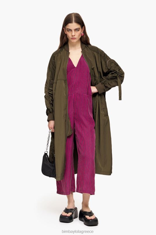 είδη ένδυσης Bimba Y Lola υγρή τζίντζαμ ολόσωμη φόρμα L2L28242 φουξία